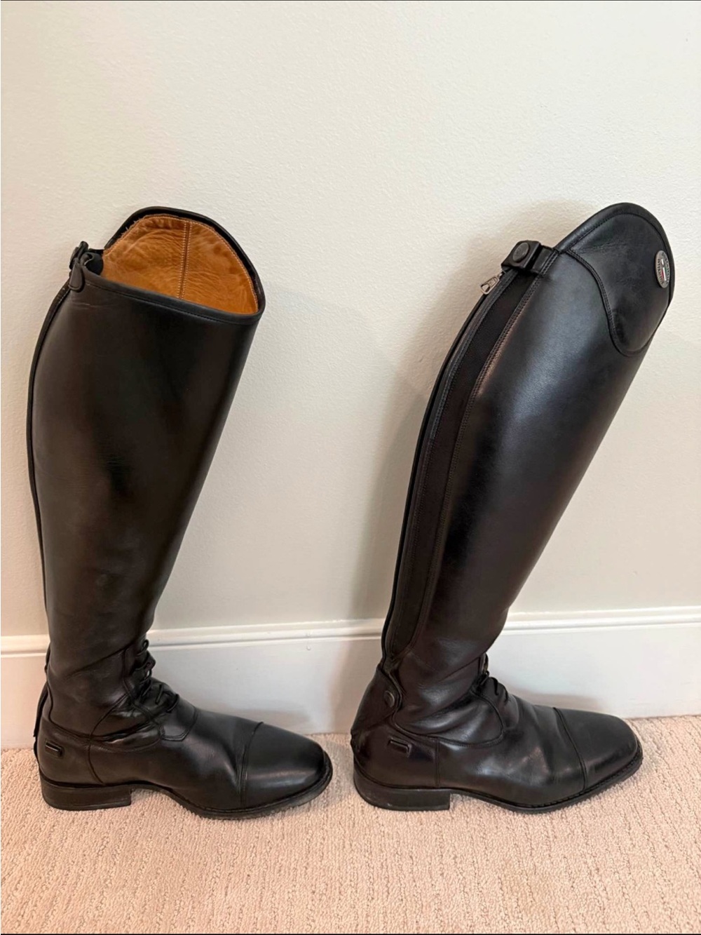Ladies DeNiro Salento equestrian tall boots.